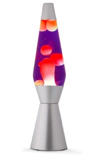 I-Total Διακοσμητικό Φωτιστικό Lava Lamp σε Μωβ Χρώμα XL1799