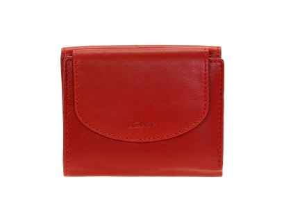Lavor 1-6024 Μικρό Δερμάτινο Γυναικείο Πορτοφόλι Κόκκινο