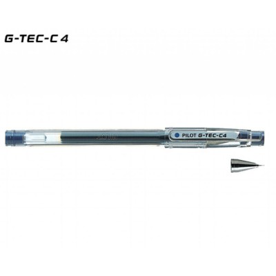 Pilot Στυλό Gel 0.4mm με Μπλε Mελάνι G-Tec-C4 Blue BL-GC4-L
