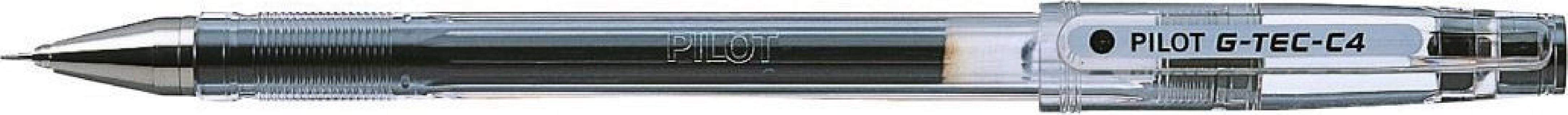 Pilot Στυλό Gel 0.4mm με Μαύρο Mελάνι G-Tec-C4 BL-GC4-B