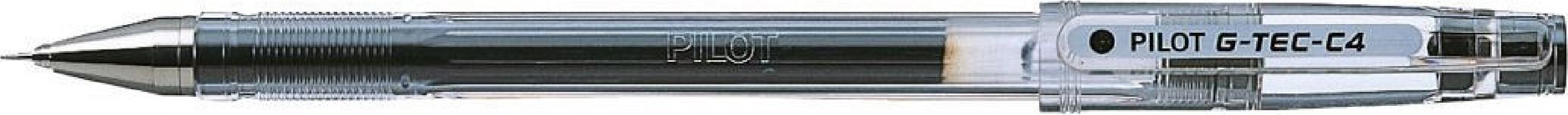 Pilot Στυλό Gel 0.4mm με Μαύρο Mελάνι G-Tec-C4 BL-GC4-B