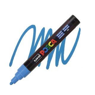 Uni-Ball Pc-5m/48 Ανεξίτηλος Μαρκαδόρος Sky Blue