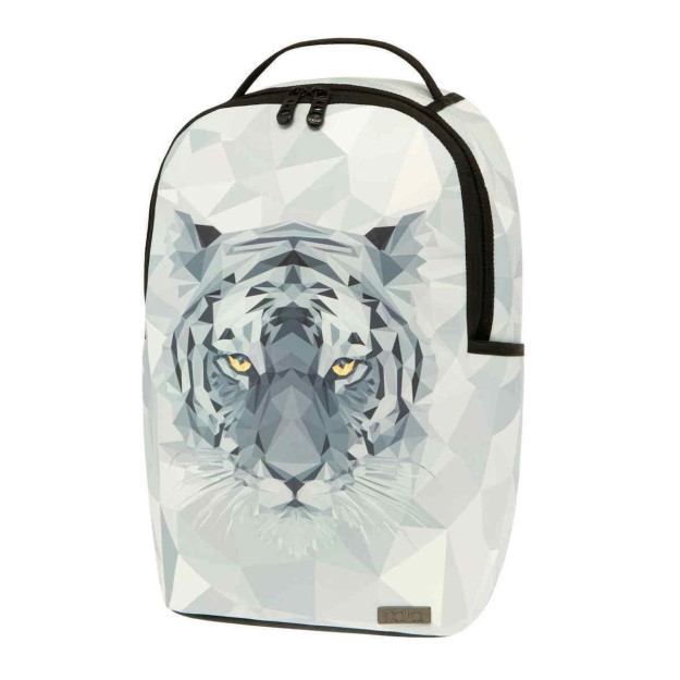 Polo Stream Σχολική Τσάντα Πλάτης Γυμνασίου - Λυκείου Λευκή 9-01-037-8206