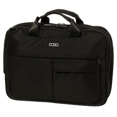 Polo Skills Τσάντα Ώμου Laptop Υφασμάτινη Μαύρη 9-07-014-2000