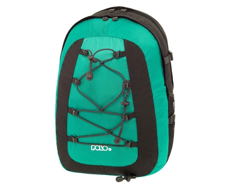 Polo Offpist Σχολική Τσάντα Πλάτης Γυμνασίου - Λυκείου Πετρόλ 28lt 9-02-050-5800