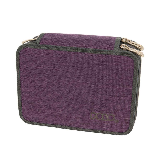Polo Solido Κασετίνα με 3 Θήκες Purple 1τμχ 9-37-279-4700
