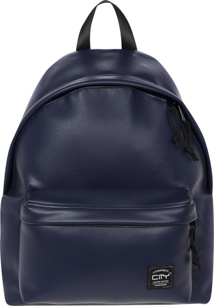 Lyc Sac Drop Leatherlike Blue Σχολική Τσάντα Πλάτης Γυμνασίου - Λυκείου σε Μπλε χρώμα Μ30.5 x Π15.5 x Υ41cm 29517