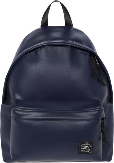 Lyc Sac Drop Leatherlike Blue Σχολική Τσάντα Πλάτης Γυμνασίου - Λυκείου σε Μπλε χρώμα Μ30.5 x Π15.5 x Υ41cm 29517