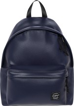 Lyc Sac Drop Leatherlike Blue Σχολική Τσάντα Πλάτης Γυμνασίου - Λυκείου σε Μπλε χρώμα Μ30.5 x Π15.5 x Υ41cm 29517