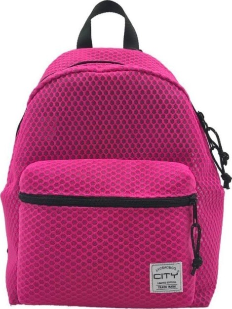 Lyc Sac Rainbow Special Fuxia Σχολική Τσάντα Πλάτης Γυμνασίου - Λυκείου σε Φούξια χρώμα Μ25 x Π15 x Υ35cm 20716