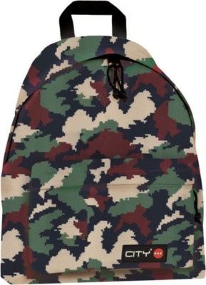 Lyc Sac City The Drop Camo Pixels Σχολική Τσάντα Πλάτης Γυμνασίου - Λυκείου Πολύχρωμη CB19217