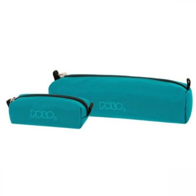 Polo Original Wallet Κασετίνα Βαρελάκι με 1 Θήκη Τιρκουάζ 9-37-006-5501