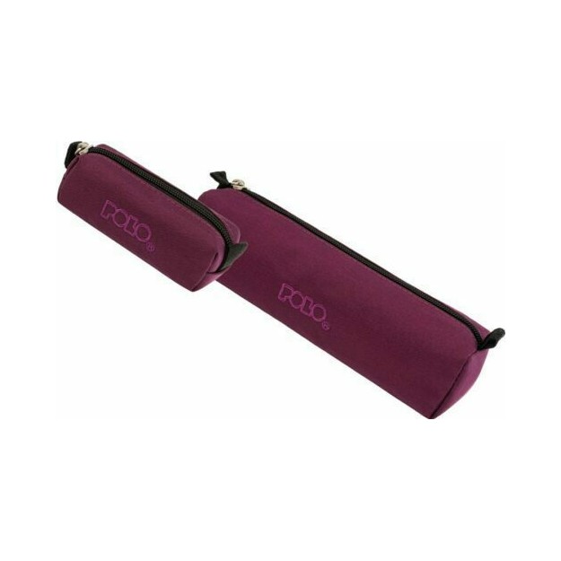 Polo Wallet Κασετίνα Βαρελάκι με 1 Θήκη Σκούρο Μωβ 1τμχ 9-37-006-4800