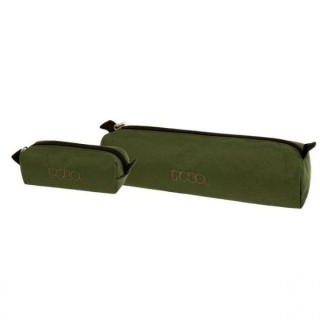 Polo Original Wallet Κασετίνα Βαρελάκι με 1 Θήκη Χακί 9-37-006-6501