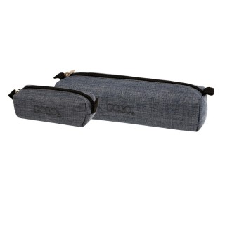 Polo Wallet Κασετίνα Βαρελάκι με 1 Θήκη Γκρι 9-37-006-5400