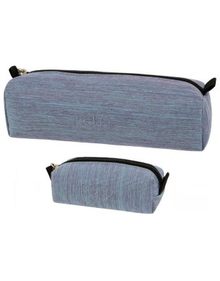 Polo Wallet Jean Κασετίνα Βαρελάκι με 1 Θήκη Maya Blue 1τμχ 9-37-006-5502