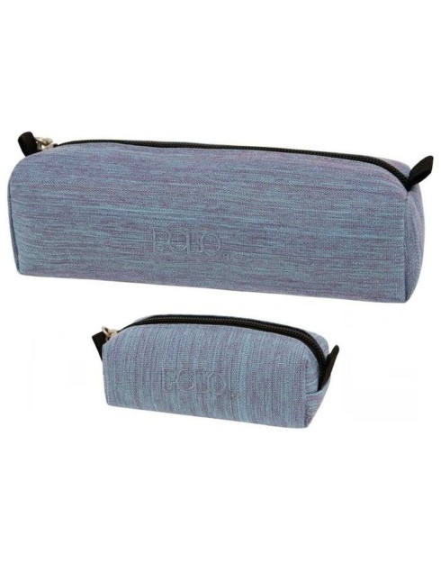 Polo Wallet Jean Κασετίνα Βαρελάκι με 1 Θήκη Maya Blue 1τμχ 9-37-006-5502