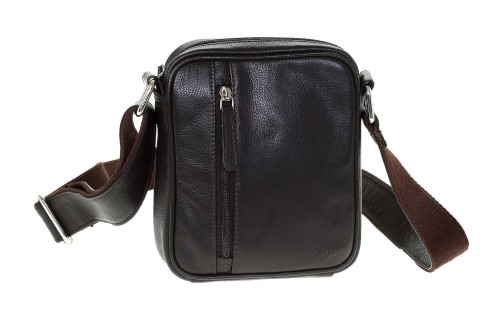 Lavor Δερμάτινη Ανδρική Τσάντα Ώμου / Χιαστί Brown 1-42