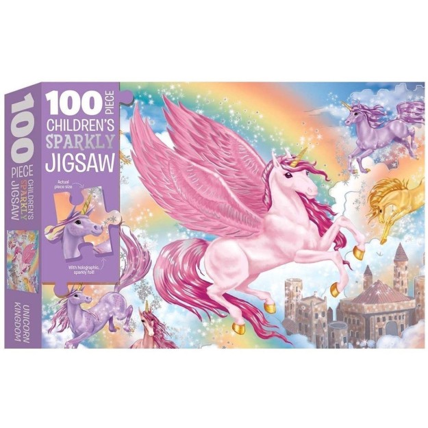 Παιδικό Puzzle Unicorn Kingdom 100pcs για 6+ Ετών TJ-4 Hinkler