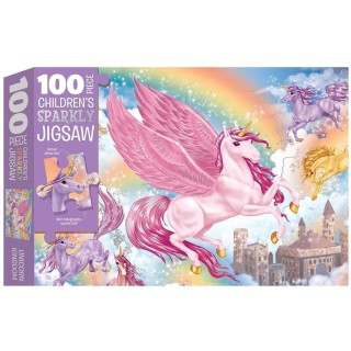 Παιδικό Puzzle Unicorn Kingdom 100pcs για 6+ Ετών TJ-4 Hinkler