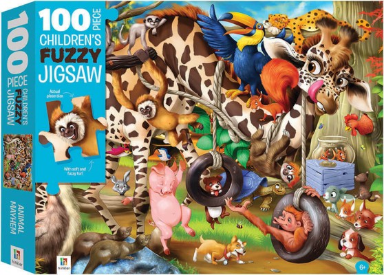 Παιδικό Puzzle Animal Mayhem 100pcs για 6+ Ετών TJ-6 Hinkler