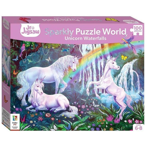 Παιδικό Puzzle Unicorn Waterfalls 100pcs για 6+ Ετών 9354537001407 Hinkler