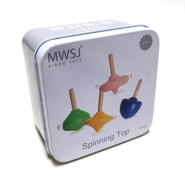 iwood Ξύλινη Σβούρα Spinning Top MWSJ Z1026F για 3+ Ετών