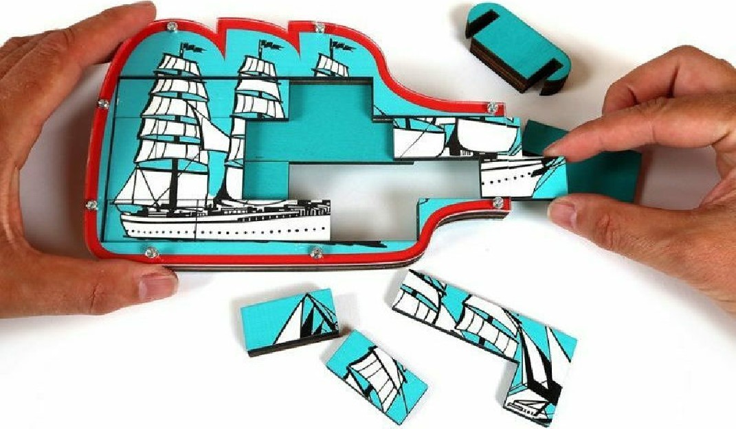 Recent Toys Constantin Puzzles - Ship in a Bottle Γρίφος από Ξύλο για 6+ Ετών J-7