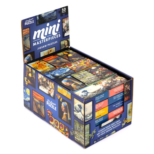 Professor Puzzle- Puzzle Mini Masterpieces 50pcs (Διάφορα Σχέδια/Τυχαία επιλογή) JL-18