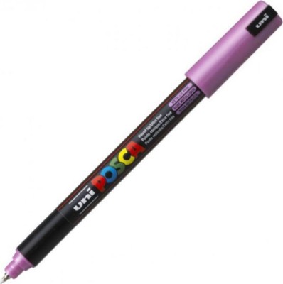 Posca Μαρκαδόρος Σχεδίου 0.7mm Ροζ Μεταλλικό PC-1MR/M13