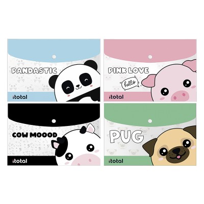 Total Gift Φάκελος με Κουμπί για Χαρτί A4 XL2613A (Διάφορα Σχέδια/Χρώματα)