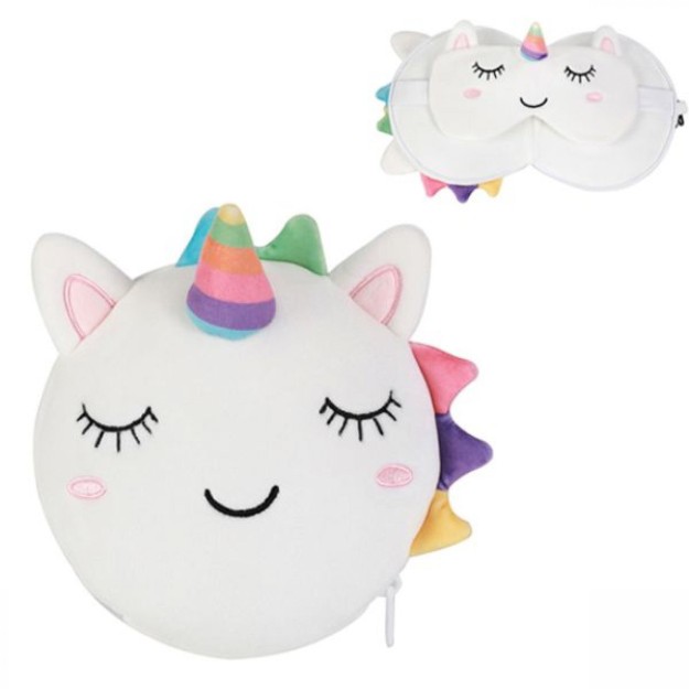 I-Total Μάσκα Ύπνου Unicorn Λευκό Μ19xΠ18εκ. XL2530