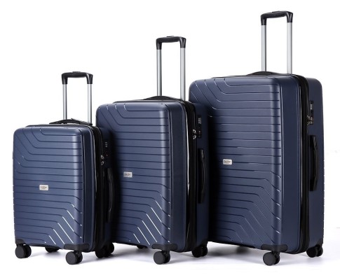 Lavor Σετ Βαλίτσες Ταξιδιού 3τμχ Μπλε 1-604