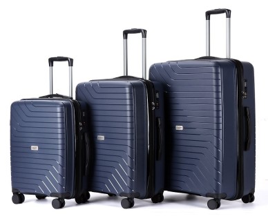 Lavor Σετ Βαλίτσες Ταξιδιού 3τμχ Μπλε 1-604