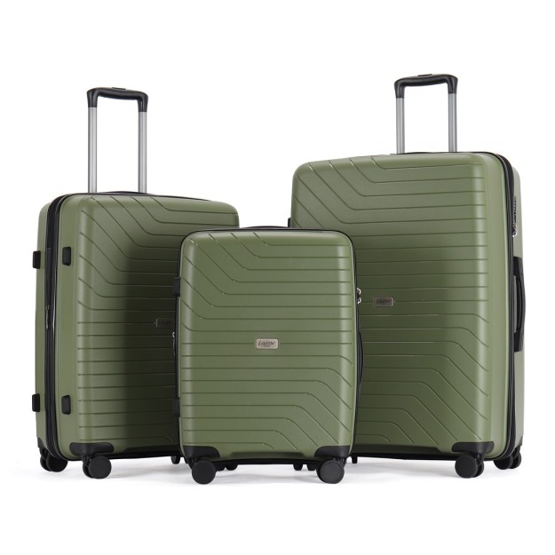 Lavor Βαλίτσες Ταξιδιού Σκληρές Πράσινο με 4 Ρόδες 1-604