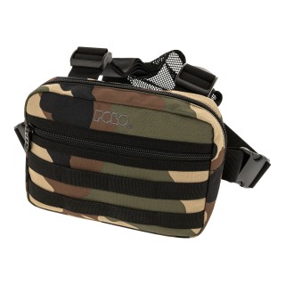 Polo Trap Τσαντάκι Στήθους Παραλλαγή σε Χακί χρώμα 9-07-041-2900