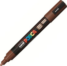 Posca Μαρκαδόρος Σχεδίου 2.5mm Καφέ PC-5M/21