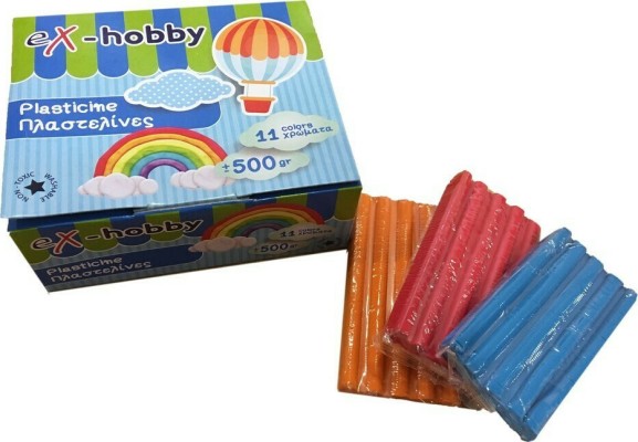 Πλαστελίνες σε Κουτί EX-Hobby για 3+ Ετών, 11τμχ