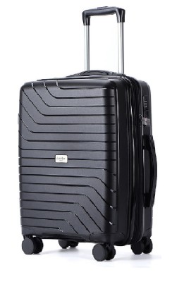 Lavor Μεσαία Βαλίτσα Ταξιδιού με ύψος 66cm Μαύρο 1-604