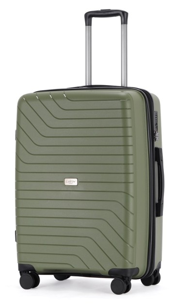 Lavor Μεσαία Βαλίτσα Ταξιδιού Σκληρή Πράσινο με 4 Ρόδες Ύψους 66εκ. 1-604