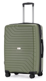 Lavor Μεσαία Βαλίτσα Ταξιδιού Σκληρή Πράσινο με 4 Ρόδες Ύψους 66εκ. 1-604
