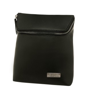 Polo Δερμάτινη Γυναικεία Τσάντα Πλάτης Μαύρη 9-07-062-2001