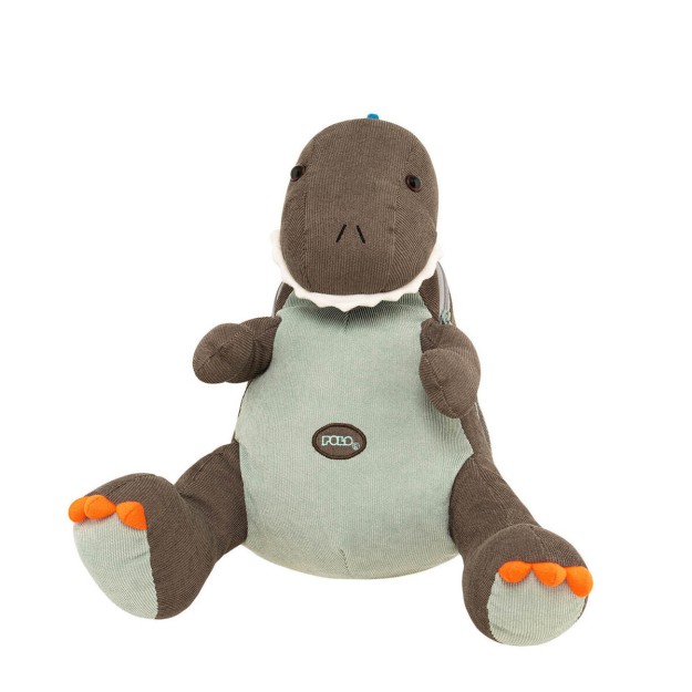 Polo Lindo Παιδική Τσάντα Πλάτης Dinosaur Γκρι 9-01-053-8305