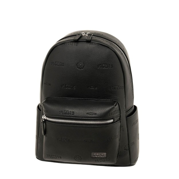 Polo Mini Noir Γυναικεία Τσάντα Πλάτης Μαύρη 9-02-061-2000