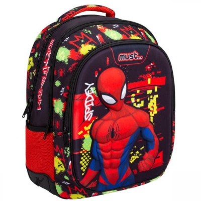 Spiderman Σχολική Τσάντα Πλάτης Μ32 x Π18 x Υ43εκ