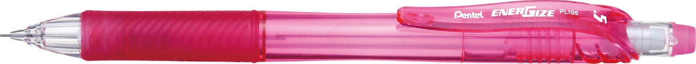 Pentel Energize Μηχανικό Μολύβι 0.7mm με Γόμα Ροζ PL107-P