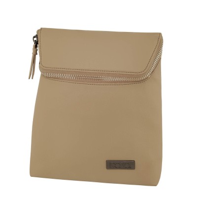 Polo Δερμάτινη Γυναικεία Τσάντα Πλάτης Μπεζ 9-07-062-7402