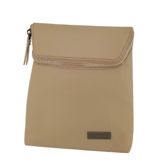 Polo Δερμάτινη Γυναικεία Τσάντα Πλάτης Μπεζ 9-07-062-7402