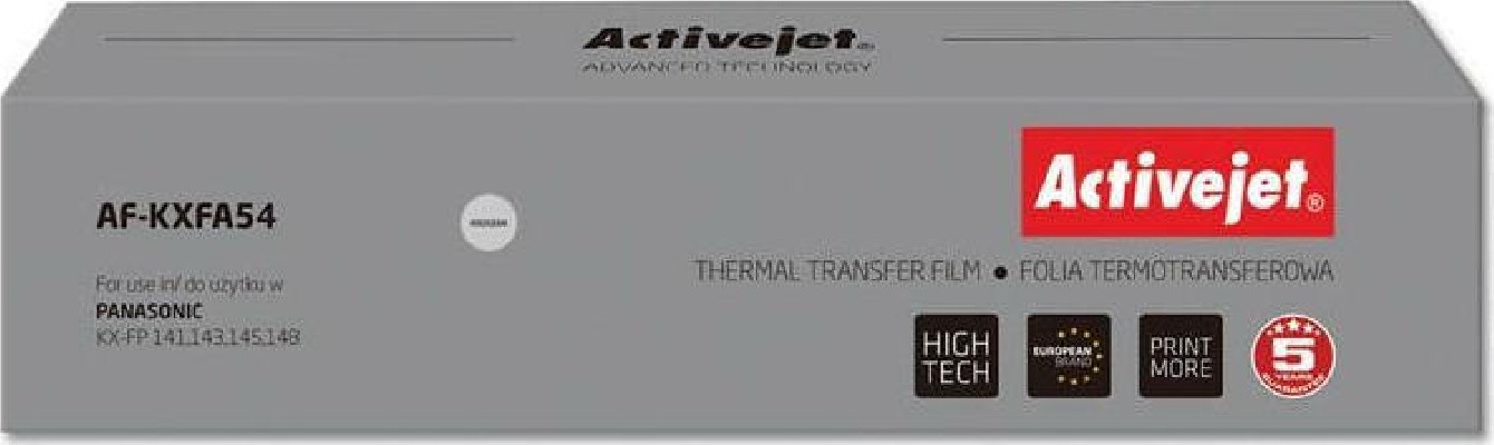 Active Jet Συμβατή Μελανοταινία για Panasonic KX-FA54 2τμχ