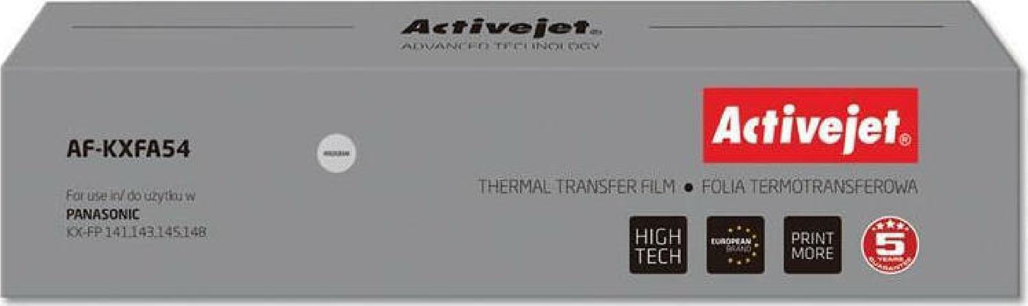 Active Jet Συμβατή Μελανοταινία για Panasonic KX-FA54 2τμχ